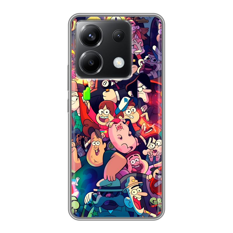 Силиконовый чехол на Xiaomi Poco X6 5G с принтом Gravity Falls Гравити Фолз Силиконовый чехол на Xiaomi Poco X6 5G с принтом Gravity Falls Гравити Фолз
