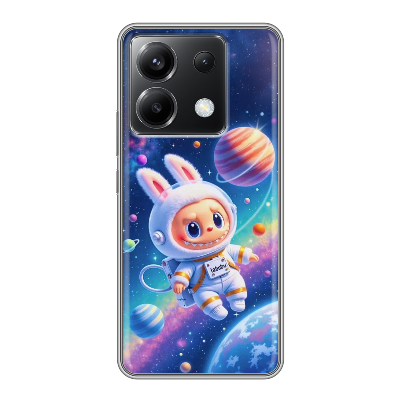 Силиконовый чехол на Xiaomi Poco X6 5G с принтом Labubu Лабубу Силиконовый чехол на Xiaomi Poco X6 5G с принтом Labubu Лабубу