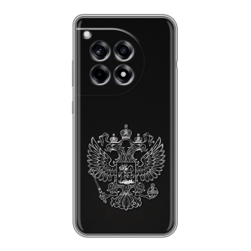 Силиконовый чехол на OnePlus Ace 3 с принтом Герб России Силиконовый чехол на OnePlus Ace 3 с принтом Герб России