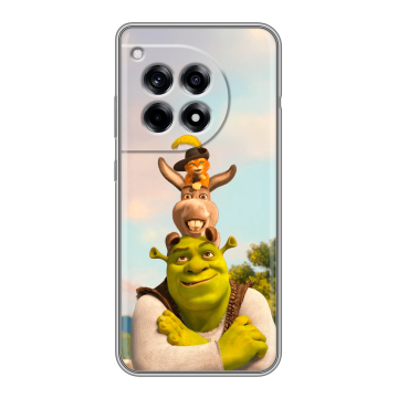 Силиконовый чехол на OnePlus Ace 3 с принтом Шрек Shrek