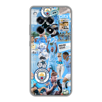 Силиконовый чехол на OnePlus Ace 3 с принтом Man City Манчестер Сити