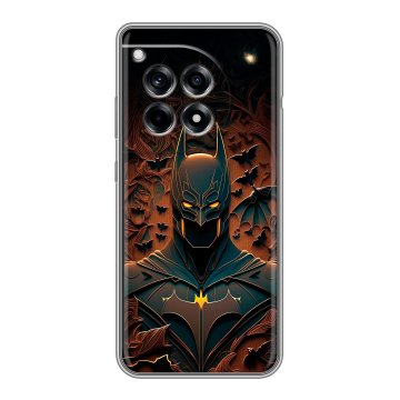 Силиконовый чехол на OnePlus Ace 3 с принтом Batman Бэтмен