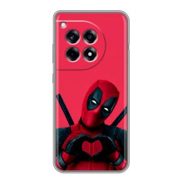 Силиконовый чехол на OnePlus Ace 3 с принтом Дедпул Deadpool