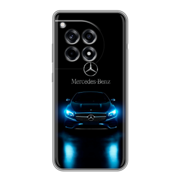 Силиконовый чехол на OnePlus Ace 3 с принтом Mercedes Мерседес Силиконовый чехол на OnePlus Ace 3 с принтом Mercedes Мерседес