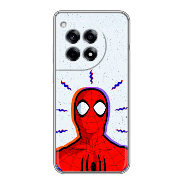 Силиконовый чехол на OnePlus Ace 3 с принтом Spiderman Человек паук