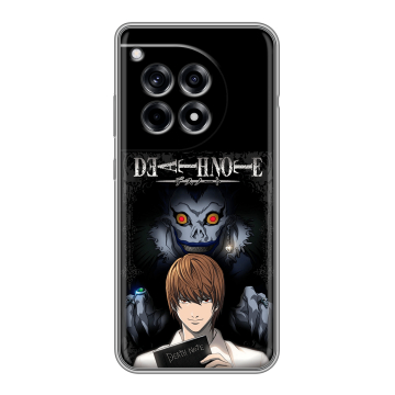 Силиконовый чехол на OnePlus Ace 3 с принтом Death note Тетрадь смерти