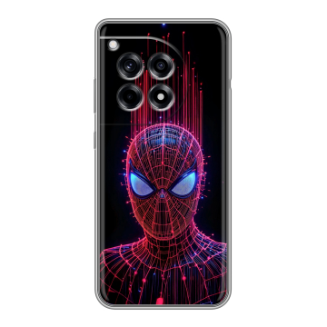 Силиконовый чехол на OnePlus Ace 3 с принтом Spiderman Человек паук Силиконовый чехол на OnePlus Ace 3 с принтом Spiderman Человек паук