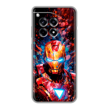 Силиконовый чехол на OnePlus 12R с принтом Железный человек Ironman Силиконовый чехол на OnePlus 12R с принтом Железный человек Ironman