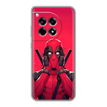 Силиконовый чехол на OnePlus 12R с принтом Дедпул Deadpool