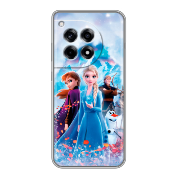 Силиконовый чехол на OnePlus 12R с принтом Холодное сердце Frozen Силиконовый чехол на OnePlus 12R с принтом Холодное сердце Frozen