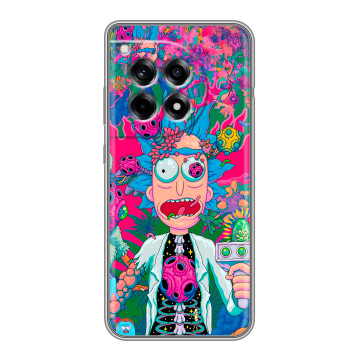 Силиконовый чехол на OnePlus 12R с принтом Рик и Морти Rick Morty Силиконовый чехол на OnePlus 12R с принтом Рик и Морти Rick Morty