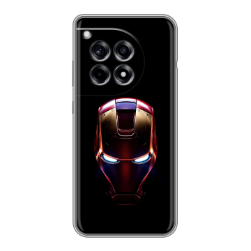 Силиконовый чехол на OnePlus 12R с принтом IronMan Железный человек Силиконовый чехол на OnePlus 12R с принтом IronMan Железный человек