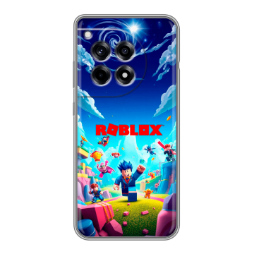 Силиконовый чехол на OnePlus 12R с принтом Roblox Роблокс