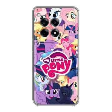 Силиконовый чехол на OnePlus 12R с принтом My little pony Дружба чудо Силиконовый чехол на OnePlus 12R с принтом My little pony Дружба чудо