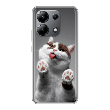Силиконовый чехол на Xiaomi Redmi Note 13 4G с принтом Коты Силиконовый чехол на Xiaomi Redmi Note 13 4G с принтом Коты