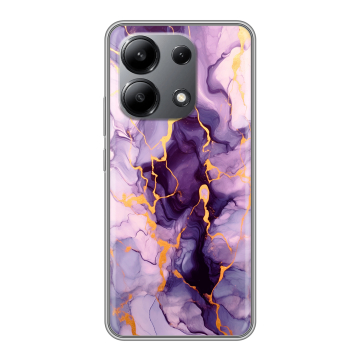 Силиконовый чехол на Xiaomi Redmi Note 13 4G с принтом Мрамор