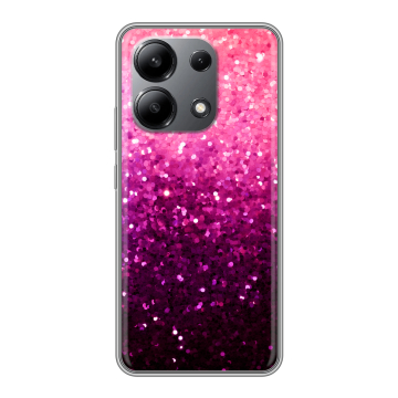 Силиконовый чехол на Xiaomi Redmi Note 13 4G с принтом Блестки Силиконовый чехол на Xiaomi Redmi Note 13 4G с принтом Блестки