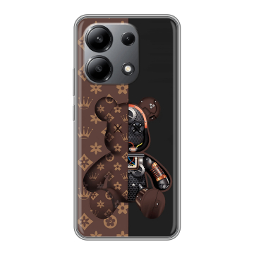 Силиконовый чехол на Xiaomi Redmi Note 13 4G с принтом Луи робот