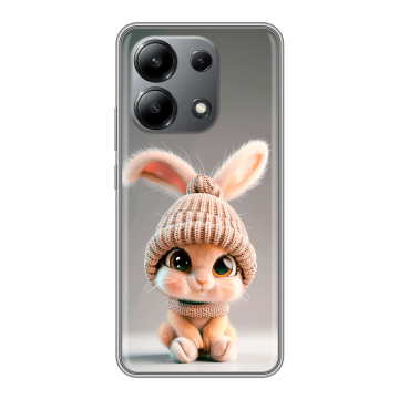 Силиконовый чехол на Xiaomi Redmi Note 13 4G с принтом Кролик Силиконовый чехол на Xiaomi Redmi Note 13 4G с принтом Кролик