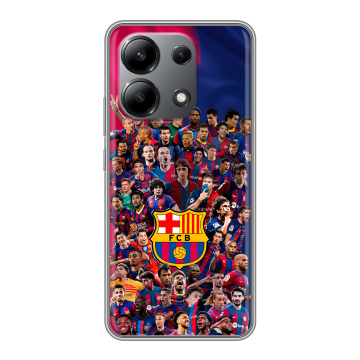 Силиконовый чехол на Xiaomi Redmi Note 13 4G с принтом Барселона Barcelona Силиконовый чехол на Xiaomi Redmi Note 13 4G с принтом Барселона Barcelona