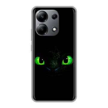 Силиконовый чехол на Xiaomi Redmi Note 13 4G с принтом Как приручить дракона