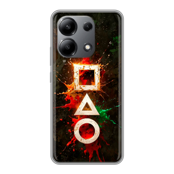 Силиконовый чехол на Xiaomi Redmi Note 13 4G с принтом Squid Game Игра кальмара Силиконовый чехол на Xiaomi Redmi Note 13 4G с принтом Squid Game Игра кальмара