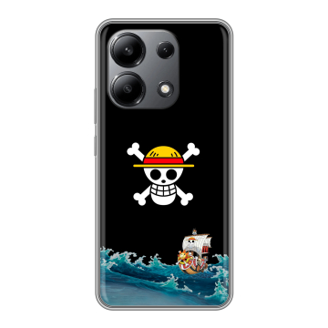 Силиконовый чехол на Xiaomi Redmi Note 13 4G с принтом One Piece Ван Пис