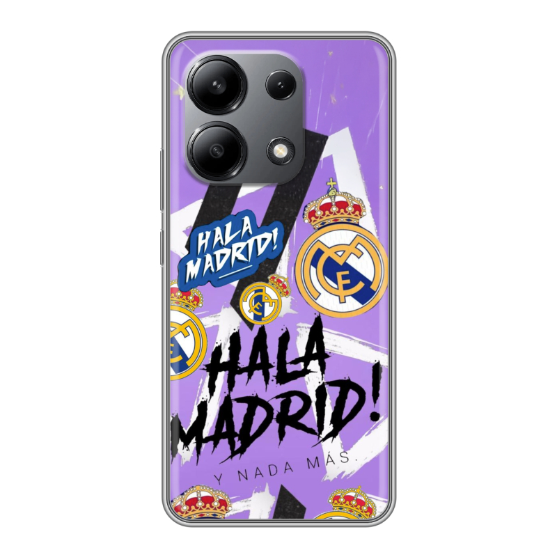 Силиконовый чехол на Xiaomi Redmi Note 13 4G с принтом Real Madrid Реал Мадрид Силиконовый чехол на Xiaomi Redmi Note 13 4G с принтом Real Madrid Реал Мадрид