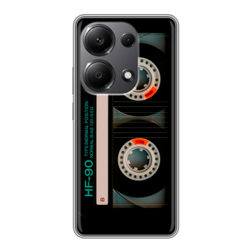 Силиконовый чехол на Xiaomi Redmi Note 13 Pro 4G с принтом Кассета Силиконовый чехол на Xiaomi Redmi Note 13 Pro 4G с принтом Кассета