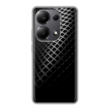 Силиконовый чехол на Xiaomi Redmi Note 13 Pro 4G с принтом Текстура металла Силиконовый чехол на Xiaomi Redmi Note 13 Pro 4G с принтом Текстура металла