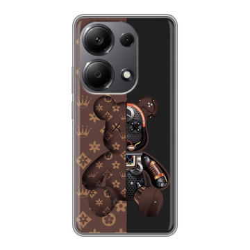 Силиконовый чехол на Xiaomi Redmi Note 13 Pro 4G с принтом Луи робот Силиконовый чехол на Xiaomi Redmi Note 13 Pro 4G с принтом Луи робот