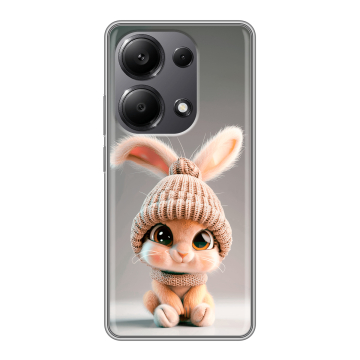 Силиконовый чехол на Xiaomi Redmi Note 13 Pro 4G с принтом Кролик Силиконовый чехол на Xiaomi Redmi Note 13 Pro 4G с принтом Кролик