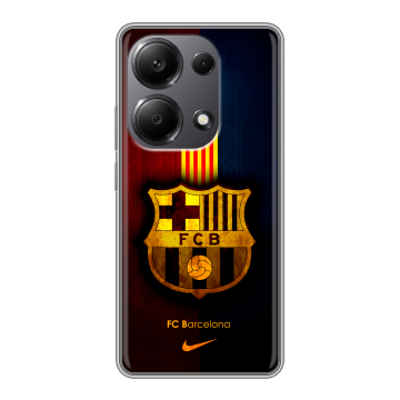 Силиконовый чехол на Xiaomi Redmi Note 13 Pro 4G с принтом Барселона Barcelona