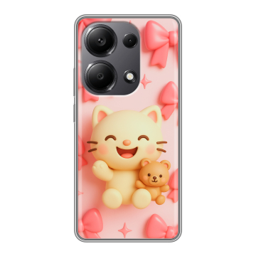 Силиконовый чехол на Xiaomi Redmi Note 13 Pro 4G с принтом для девочек Силиконовый чехол на Xiaomi Redmi Note 13 Pro 4G с принтом для девочек