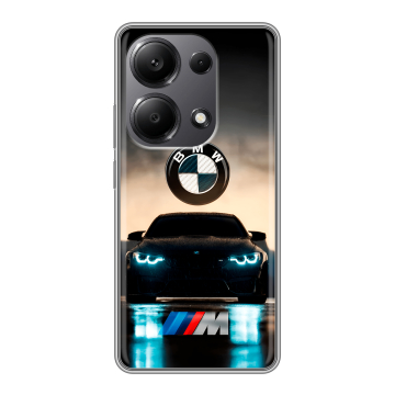 Силиконовый чехол на Xiaomi Redmi Note 13 Pro 4G с принтом БМВ BMW Силиконовый чехол на Xiaomi Redmi Note 13 Pro 4G с принтом БМВ BMW