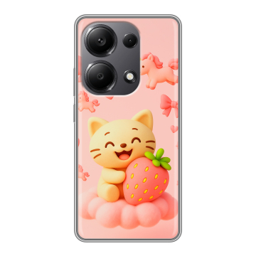 Силиконовый чехол на Xiaomi Redmi Note 13 Pro 4G с принтом для девочек Силиконовый чехол на Xiaomi Redmi Note 13 Pro 4G с принтом для девочек