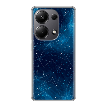 Силиконовый чехол на Xiaomi Redmi Note 13 Pro 4G с принтом Космос звезды Силиконовый чехол на Xiaomi Redmi Note 13 Pro 4G с принтом Космос звезды