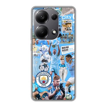 Силиконовый чехол на Xiaomi Redmi Note 13 Pro 4G с принтом Man City Манчестер Сити Силиконовый чехол на Xiaomi Redmi Note 13 Pro 4G с принтом Man City Манчестер Сити