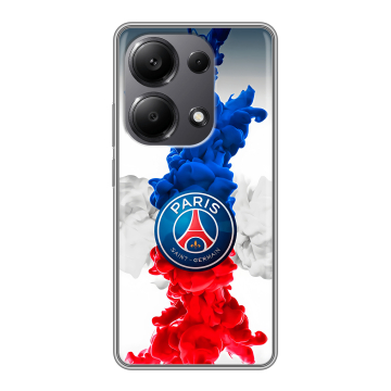 Силиконовый чехол на Xiaomi Redmi Note 13 Pro 4G с принтом PSG ПСЖ Силиконовый чехол на Xiaomi Redmi Note 13 Pro 4G с принтом PSG ПСЖ