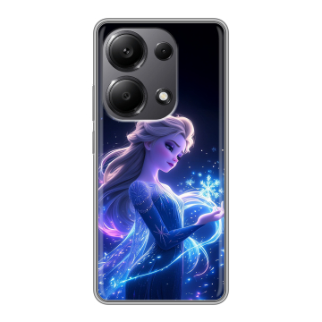Силиконовый чехол на Xiaomi Redmi Note 13 Pro 4G с принтом Холодное сердце Frozen Силиконовый чехол на Xiaomi Redmi Note 13 Pro 4G с принтом Холодное сердце Frozen