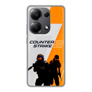 Силиконовый чехол на Xiaomi Redmi Note 13 Pro 4G с принтом Counter Strike Силиконовый чехол на Xiaomi Redmi Note 13 Pro 4G с принтом Counter Strike