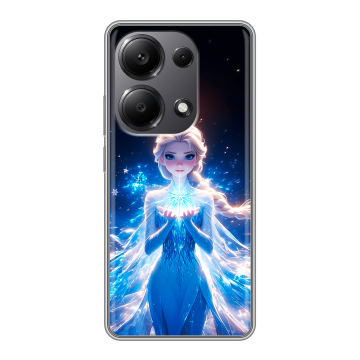 Силиконовый чехол на Xiaomi Redmi Note 13 Pro 4G с принтом Холодное сердце Frozen Силиконовый чехол на Xiaomi Redmi Note 13 Pro 4G с принтом Холодное сердце Frozen