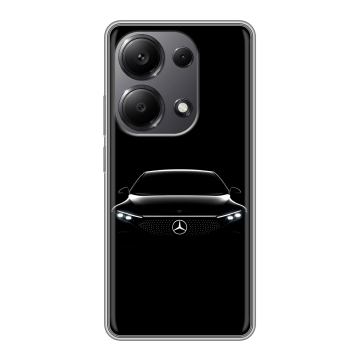 Силиконовый чехол на Xiaomi Redmi Note 13 Pro 4G с принтом Mercedes Мерседес Силиконовый чехол на Xiaomi Redmi Note 13 Pro 4G с принтом Mercedes Мерседес