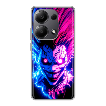Силиконовый чехол на Xiaomi Redmi Note 13 Pro 4G с принтом Death note Тетрадь смерти Силиконовый чехол на Xiaomi Redmi Note 13 Pro 4G с принтом Death note Тетрадь смерти