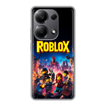 Силиконовый чехол на Xiaomi Redmi Note 13 Pro 4G с принтом Roblox Роблокс Силиконовый чехол на Xiaomi Redmi Note 13 Pro 4G с принтом Roblox Роблокс