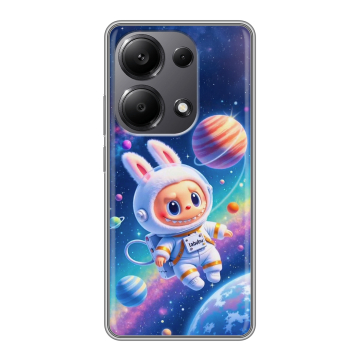 Силиконовый чехол на Xiaomi Redmi Note 13 Pro 4G с принтом Labubu Лабубу Силиконовый чехол на Xiaomi Redmi Note 13 Pro 4G с принтом Labubu Лабубу