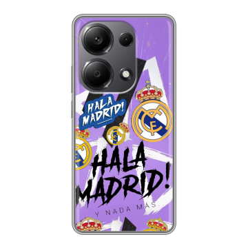 Силиконовый чехол на Xiaomi Redmi Note 13 Pro 4G с принтом Real Madrid Реал Мадрид Силиконовый чехол на Xiaomi Redmi Note 13 Pro 4G с принтом Real Madrid Реал Мадрид