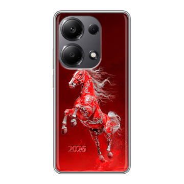 Силиконовый чехол на Xiaomi Redmi Note 13 Pro 4G с принтом Новый год Силиконовый чехол на Xiaomi Redmi Note 13 Pro 4G с принтом Новый год