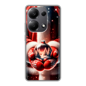 Силиконовый чехол на Xiaomi Redmi Note 13 Pro 4G с принтом Новый год Силиконовый чехол на Xiaomi Redmi Note 13 Pro 4G с принтом Новый год