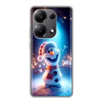 Силиконовый чехол на Xiaomi Redmi Note 13 Pro 4G с принтом Новый год Силиконовый чехол на Xiaomi Redmi Note 13 Pro 4G с принтом Новый год